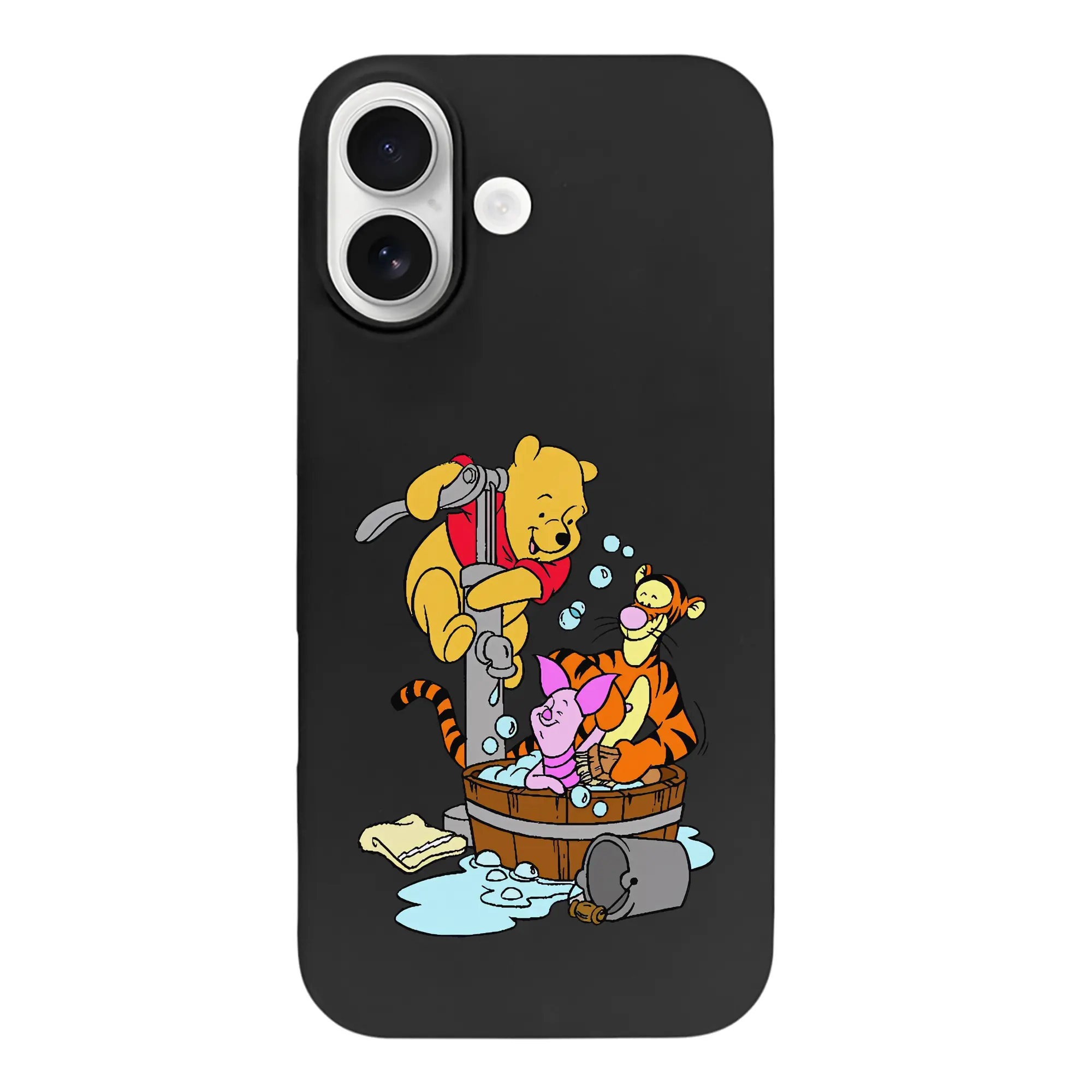 プーさん グッズ ティガー - iPhone 17 シリーズ シリコンケース 薄型 耐衝撃 指紋防止 ソフトタッチカバー 精密フィット 傷防止 保護ケース iPhone 17/17 Air/17 Pro/17 Pro Max 対応